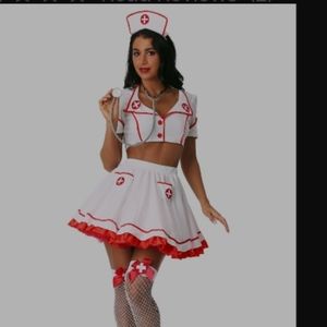 Sexy nurse ROLE PLAY HALLOWEEN costume XS 0 2 4
